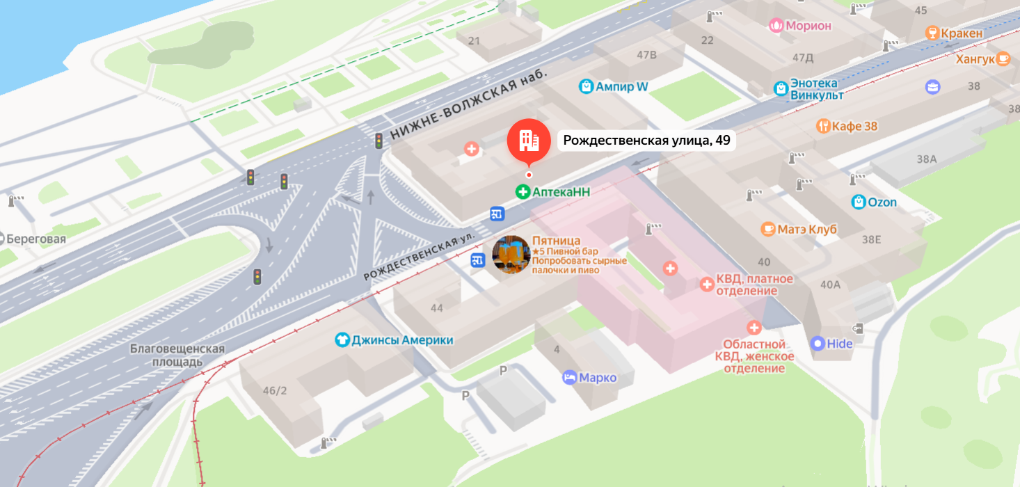 Нижегородская обл, Нижний Новгород, Рождественская ул, дом 49